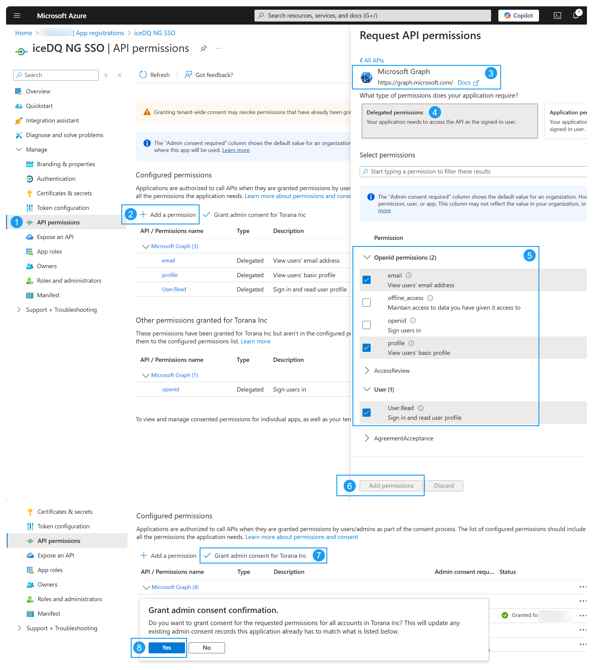 Configure API Permissions