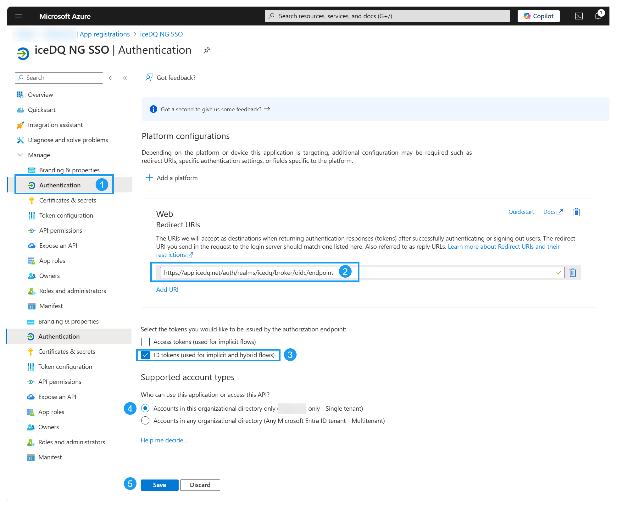 Configure Redirect URLs