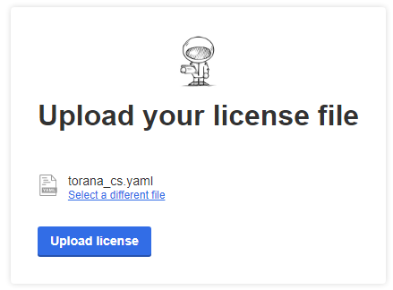 Upload License