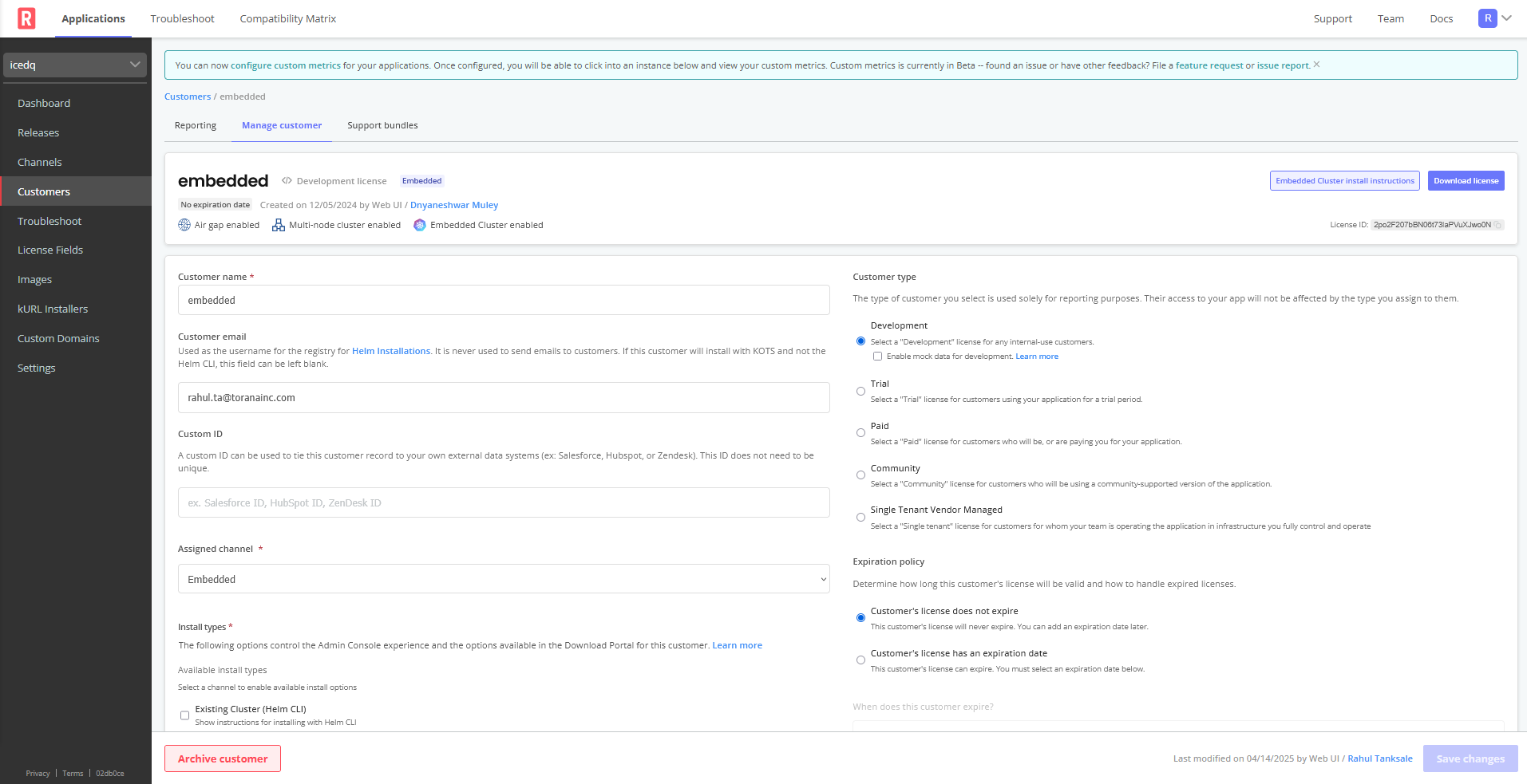 download license file 1